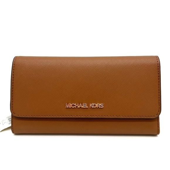 Michael Kors Large Trifold Wallet Luggage - Picture 1 of 8